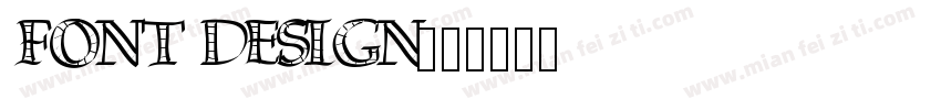 FONT DESIGN字体转换